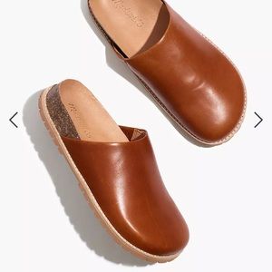 The Layne Clog Mule in Leather